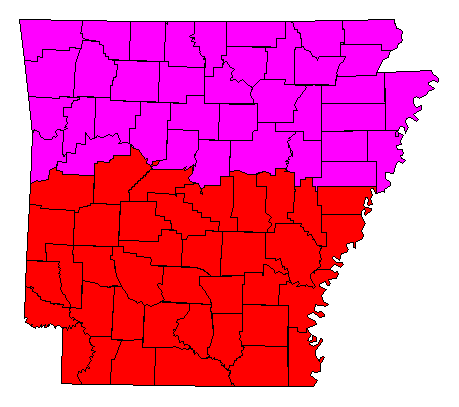 Arkansas Regional Map