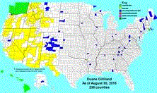 Duane Gilliland thumbnail map