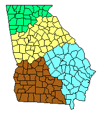 Small Georgia State Map