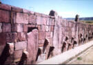Ancient ruin at Tihuanaco.