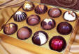 A box of exquisite chocolate truffles.