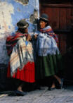 Two women in chola dress.