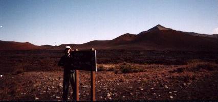 trail junction in crater