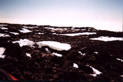 snow on Mauna Loa