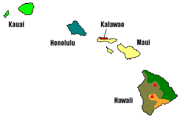 Hawaii County Map