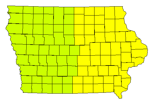 Iowa Regional Map
