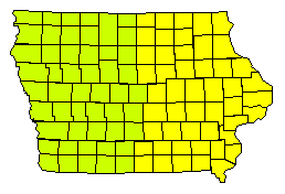 Small Iowa State Map