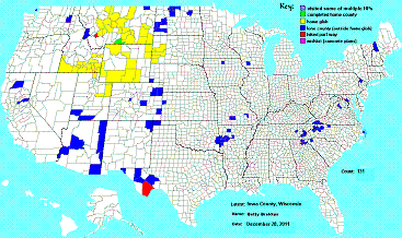 my county highpoints completion map