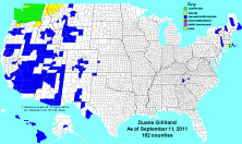 Duane Gilliland thumbnail map
