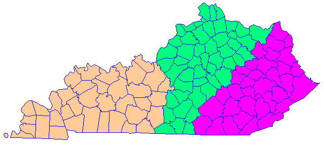 Kentucky Regional Map