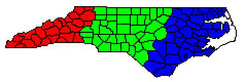 North Carolina Regional Map