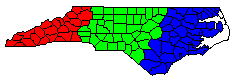 Small North Carolina State Map