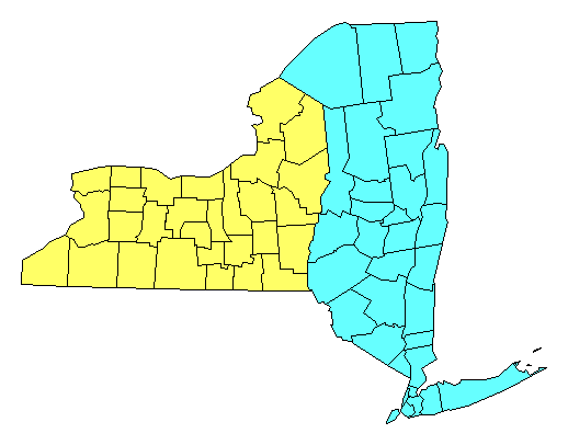 New York Regional Map