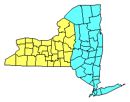 Small New York State Map