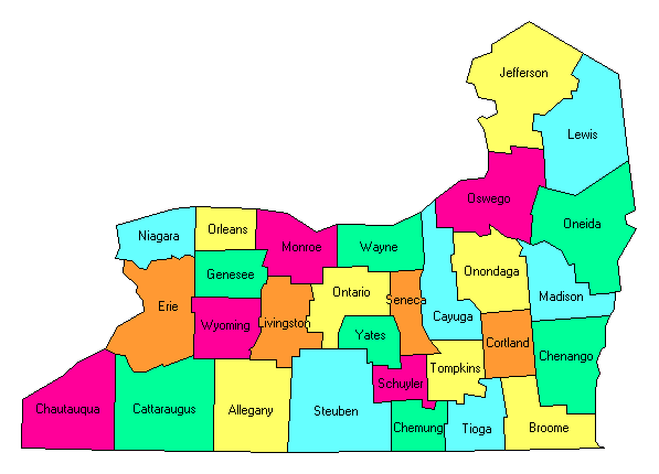 West New York County Map