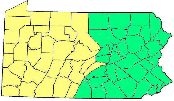 Pennsylvania Regional Map