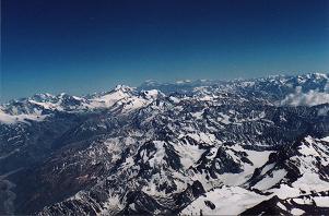 Andes with Aconcagua