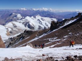 above the traverse