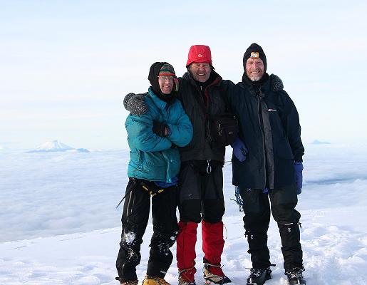 Cayambe summit team