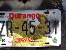 Durango plate