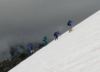 snow climb