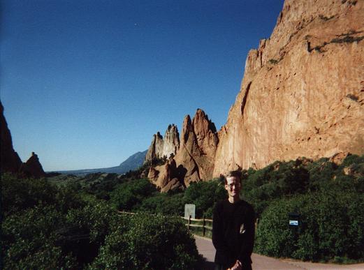 Garden Of The Gods Colorado. Myself at Garden of the Gods