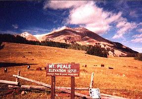 Mount Peale from La Sal Pass