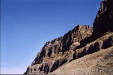 Columbia River Gorge cliffs