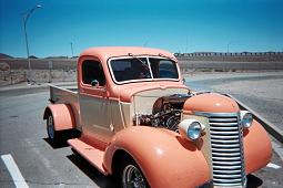 orange truck