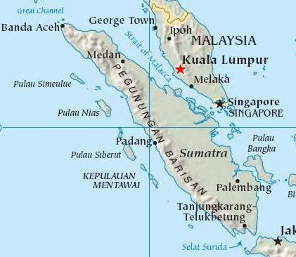 Malaysian peninsula