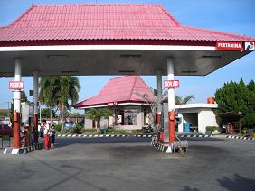 gasoline station