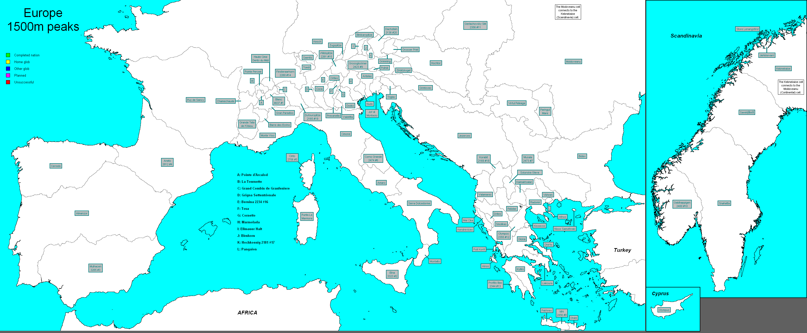 Map Of Europe 1500