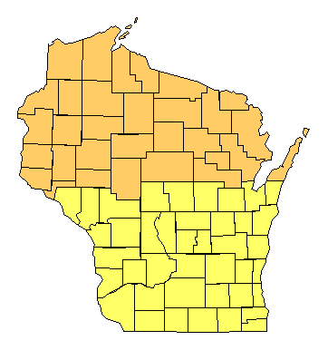 Wisconsin Regional Map