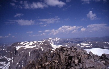 view northwest from summit